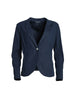 Riviera Linen Knit Blazer - Navy