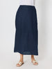 Amy Linen Maxi Skirt - Navy