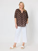 Hudson Wide Leg Crop Jean - White