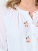 Desert Rose Embroidered Top - White