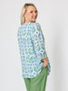 Palm Beach Print Top - Fern Multi