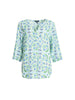 Palm Beach Print Top - Fern Multi