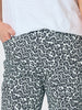Oasis Print Slim Leg Pant - Navy/White