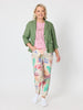 Desert Rose Floral Print Slim Leg Pant - Pink/Multi