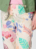 Desert Rose Floral Print Slim Leg Pant - Pink/Multi