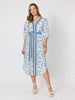 Portofino Print Dress - Cornflower Multi