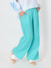 Luella Wide Leg Linen Pant - Seafoam