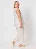 Luella Wide Leg Linen Pant - Natural