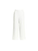 Luella Wide Leg Linen Pant - White