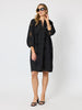 Carmen Embroidered Lace Dress  - Black