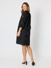 Carmen Embroidered Lace Dress  - Black