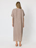 Haven Breeze Linen Dress - Mocha