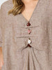 Haven Breeze Linen Dress - Mocha