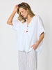Haven Breeze Linen Top - White