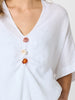 Haven Breeze Linen Top - White