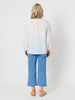 Sail Stripe Print Top - White Multi