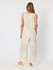 Sunset Palm Print Cami - Natural/White