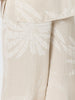 Sunset Palm Print Wide Leg Pant - Natural/White
