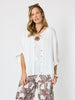 Luxe Short Sleeve Cardigan - Ivory