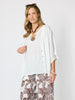 Luxe Short Sleeve Cardigan - Ivory