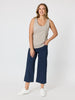 Zara Wide Leg Pant - Navy