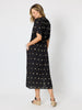 Moonlight Sequin Dress - Black/Gold