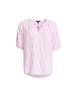 Monaco Embroidered Spot Top - Pale Pink