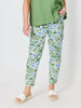 Bayside Floral Print Slim Leg Pant - Fern Multi