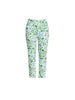Bayside Floral Print Slim Leg Pant - Fern Multi