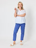 Shell Print Pant - Azure