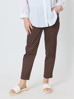 Shell Print Pant - Mocha