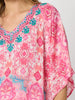 Coastal Daydream Print Top - Raspberry Multi