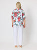 Fiesta Floral Print Top - Rouge Multi