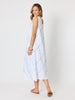 Haven Chevron Stitch Linen Dress - White Mocha