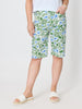 Bayside Floral Print Shorts - Fern Multi