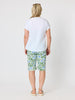 Bayside Floral Print Shorts - Fern Multi