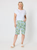 Bayside Floral Print Shorts - Fern Multi