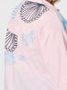 Oasis Embroidered Cotton Shirt - Pink