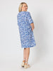 Monterey Floral Print Dress - Capri White