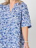 Monterey Floral Print Dress - Capri White