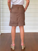 Ruffle Hem Skirt - Mocha