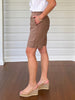 Jordan Linen Short - Mocha