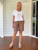 Jordan Linen Short - Mocha
