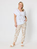 Seaside Cotton Beaded T-shirt - White