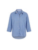 Summer Spot Print Cotton Shirt - Blue