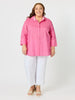 Summer Spot Print Cotton Shirt - Pink