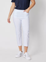 Zara Stretch Pant - White