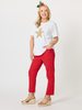 Zara Stretch Pant - Red