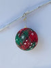 Tartan Bauble Set - Red