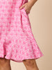 Floral Art Dress - Pink